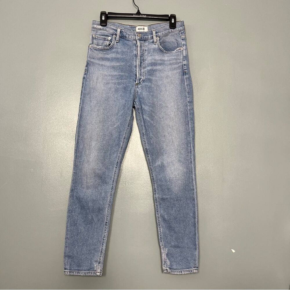 AGOLDE Nico High Rise Slim Fit Straight Leg Stretch Demin Jeans Women’s Size 28
